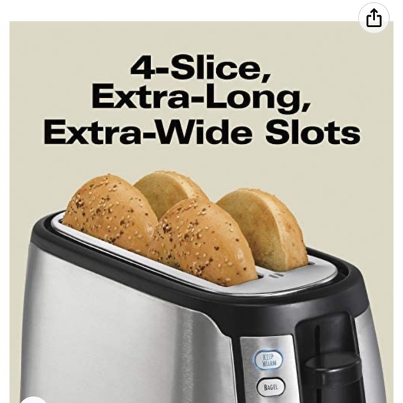 Hamilton Beach Kitchen Hamilton Beach Extra Wide 4slice Toaster